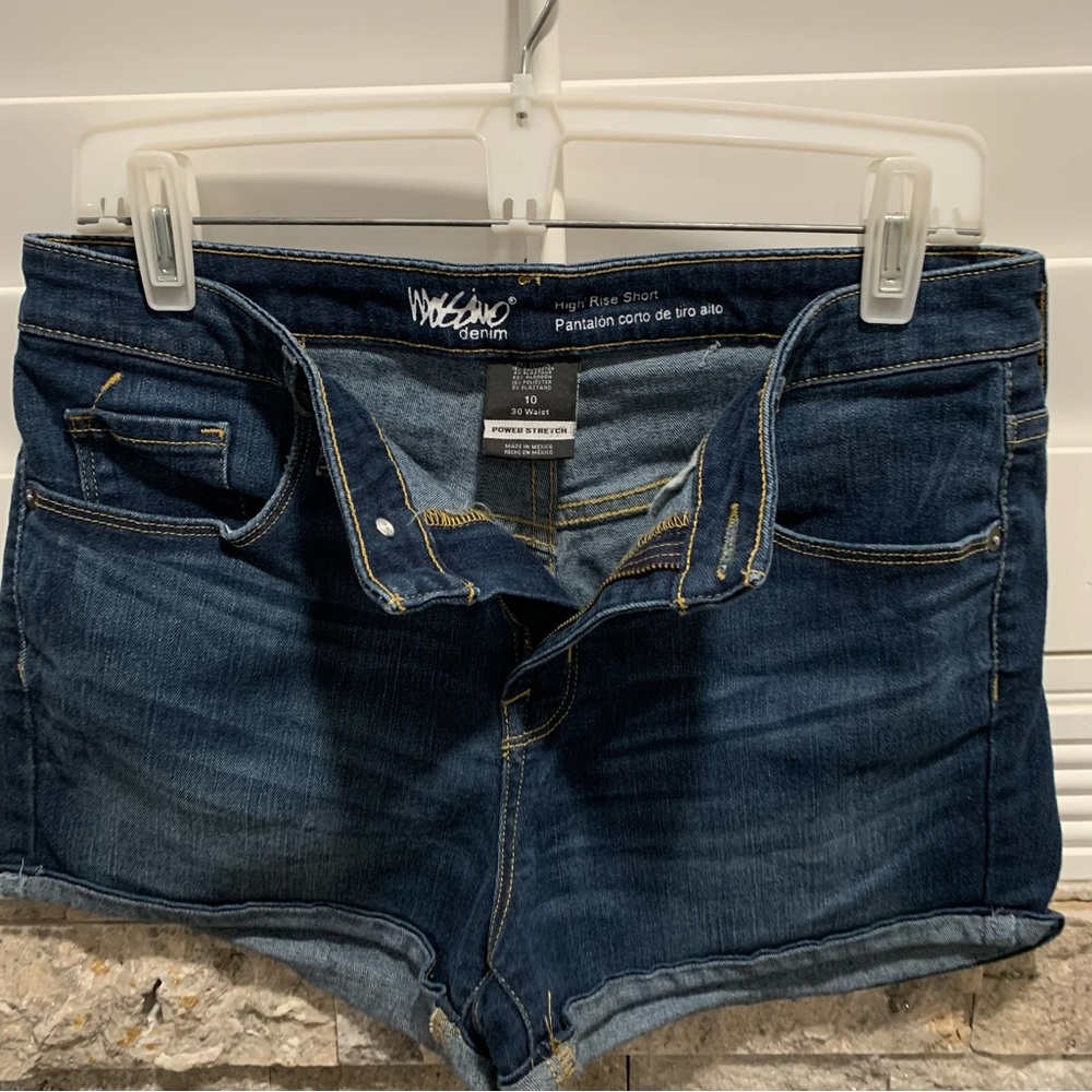 Mossimo Womens High Rise Jean Shorts